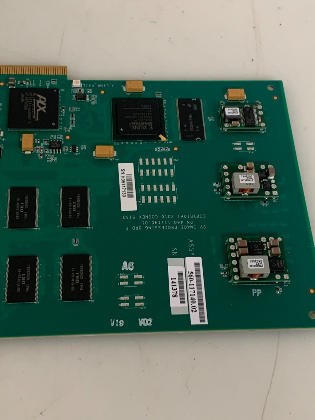 COGNEX IMAGE PROCESSING BOARD 560-117140-02