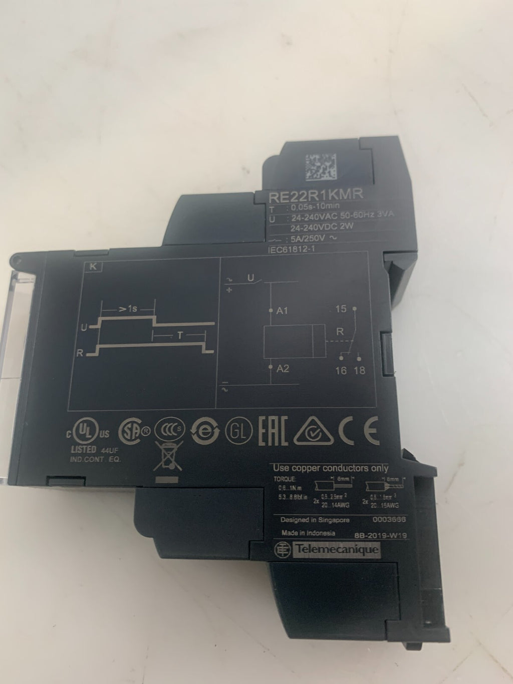 SCHNEIDER ELECTRIC  RE22R1KMR   Off Timer Relay