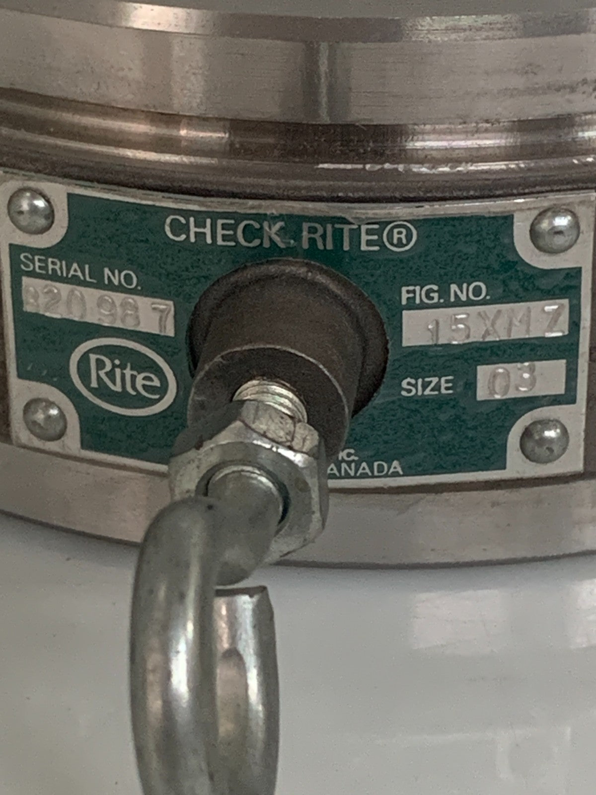 CHECKRITE 3" CHECK VALVE #15MZ S.STEEL4