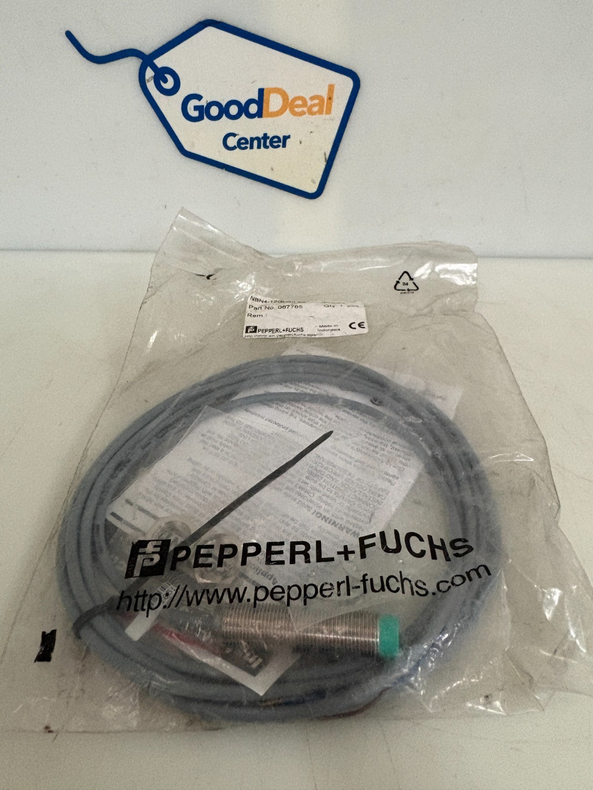 PEPPERL + FUCHS INDUCTIVE SENSOR #087765 NBN4-12GM50-EO0