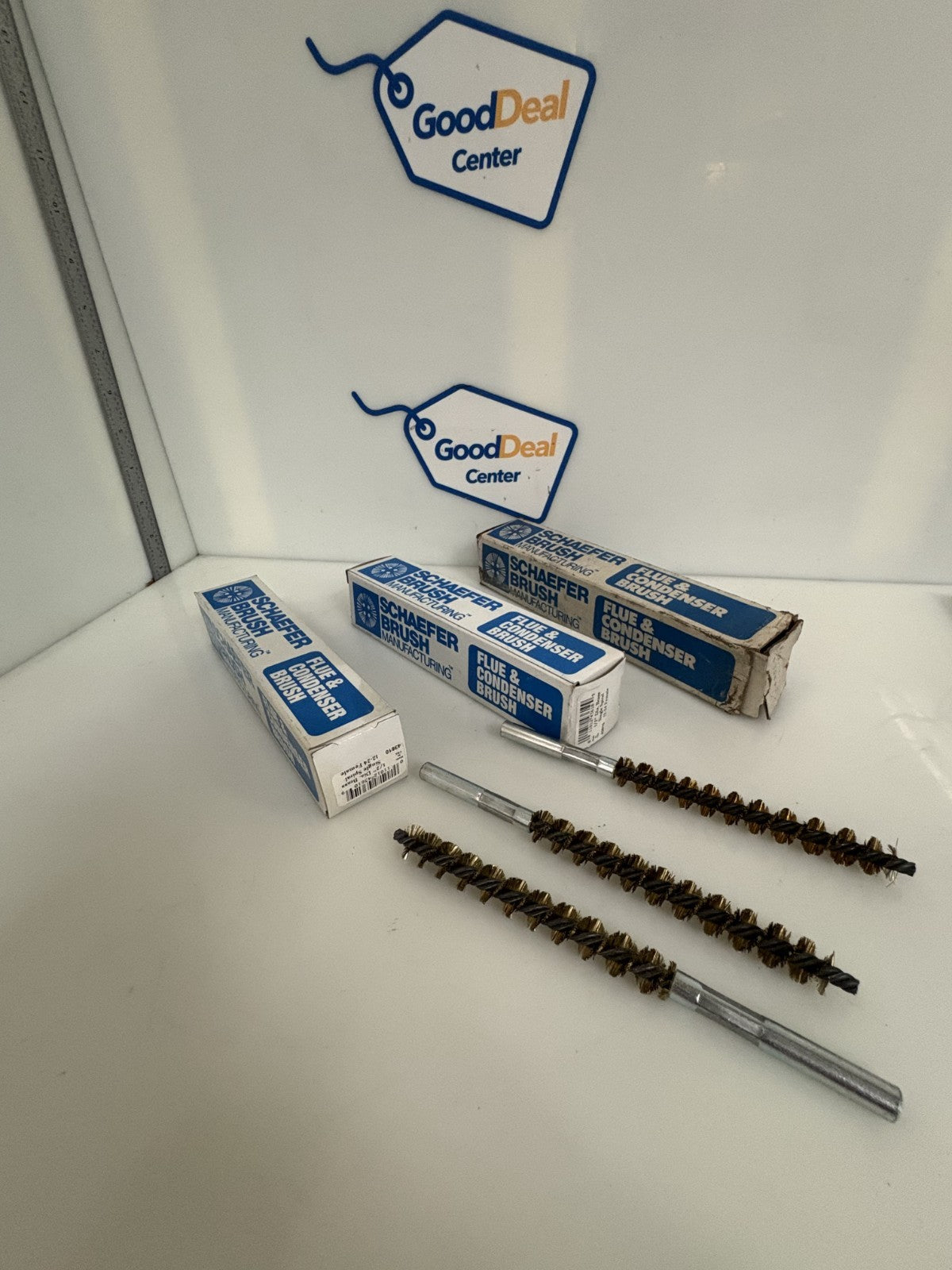 LOT OF 5 SCHAEFER BRUSH FLUE & CONDENSER BRUSH 1/2" SINGLE SPIRAL