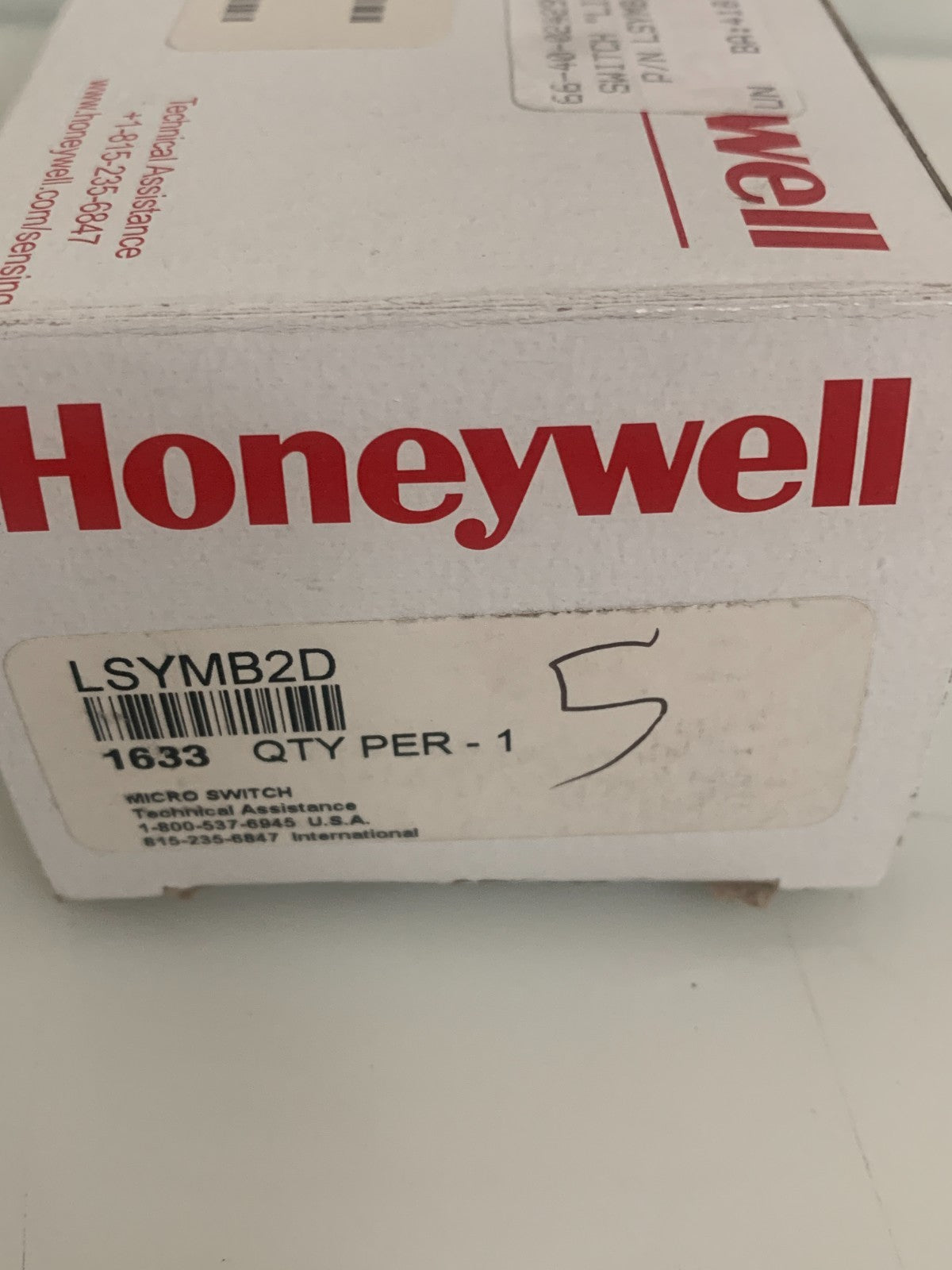 HONEYWELL H DUTY LIMIT SWITCH LSYMB2D2