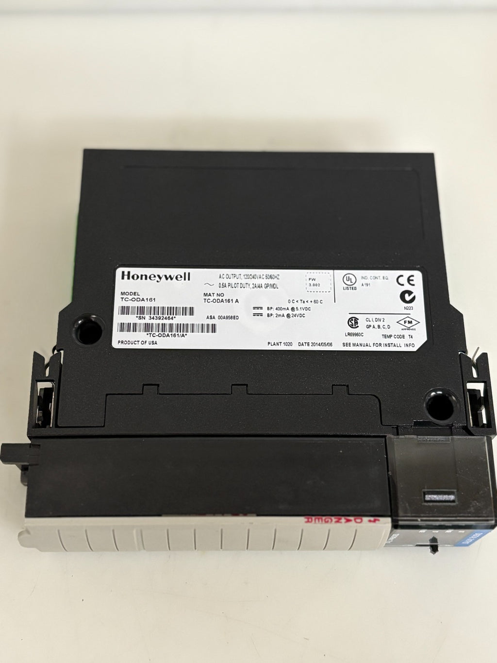 HONEYWELL AC OUPUT PILOT DUTY MODULE TC-ODA161-A