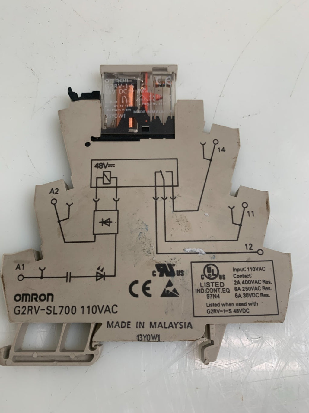 OMRON  Fuse Relay  G2RV-SL700