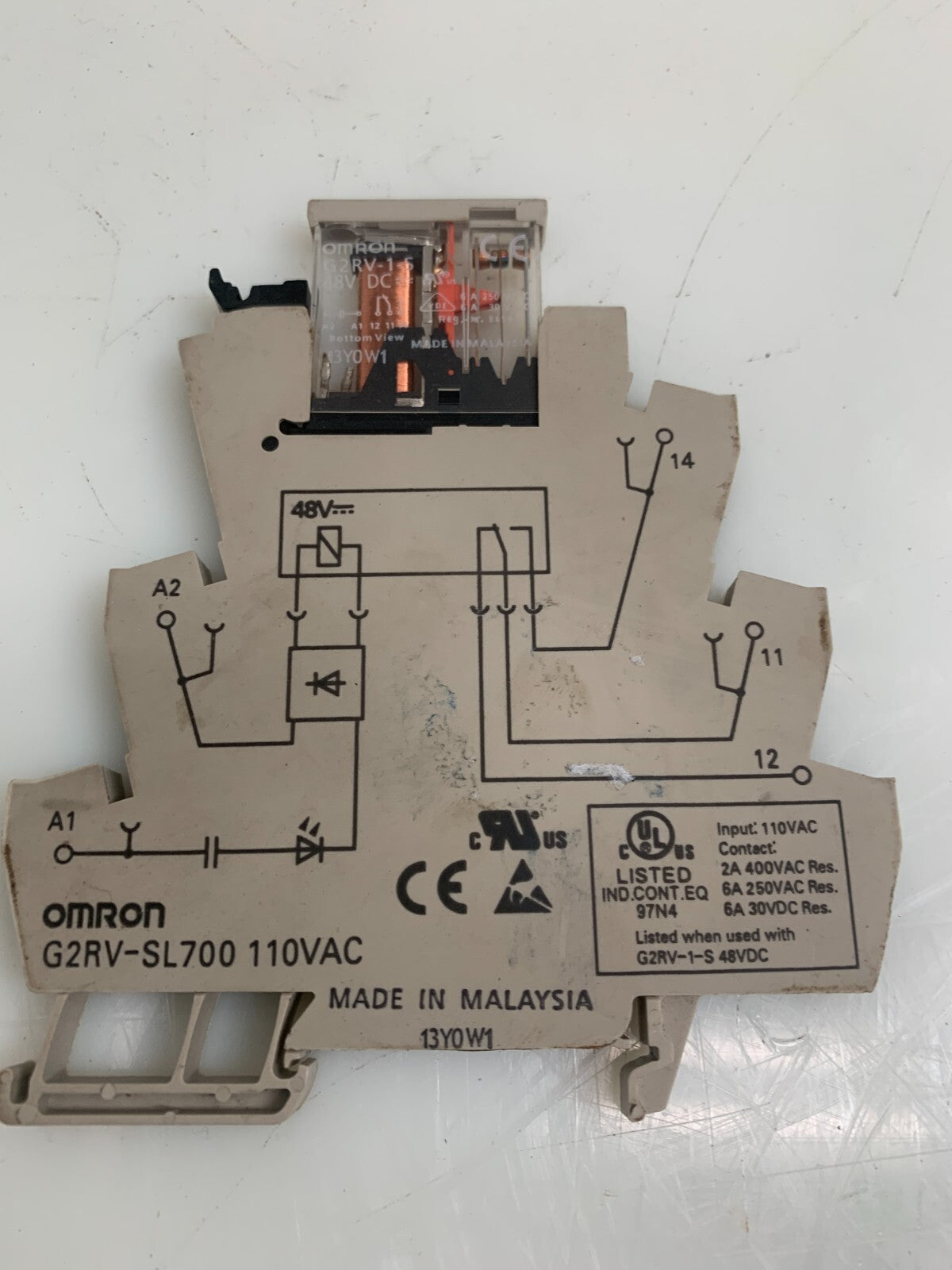 OMRON  Fuse Relay  G2RV-SL700