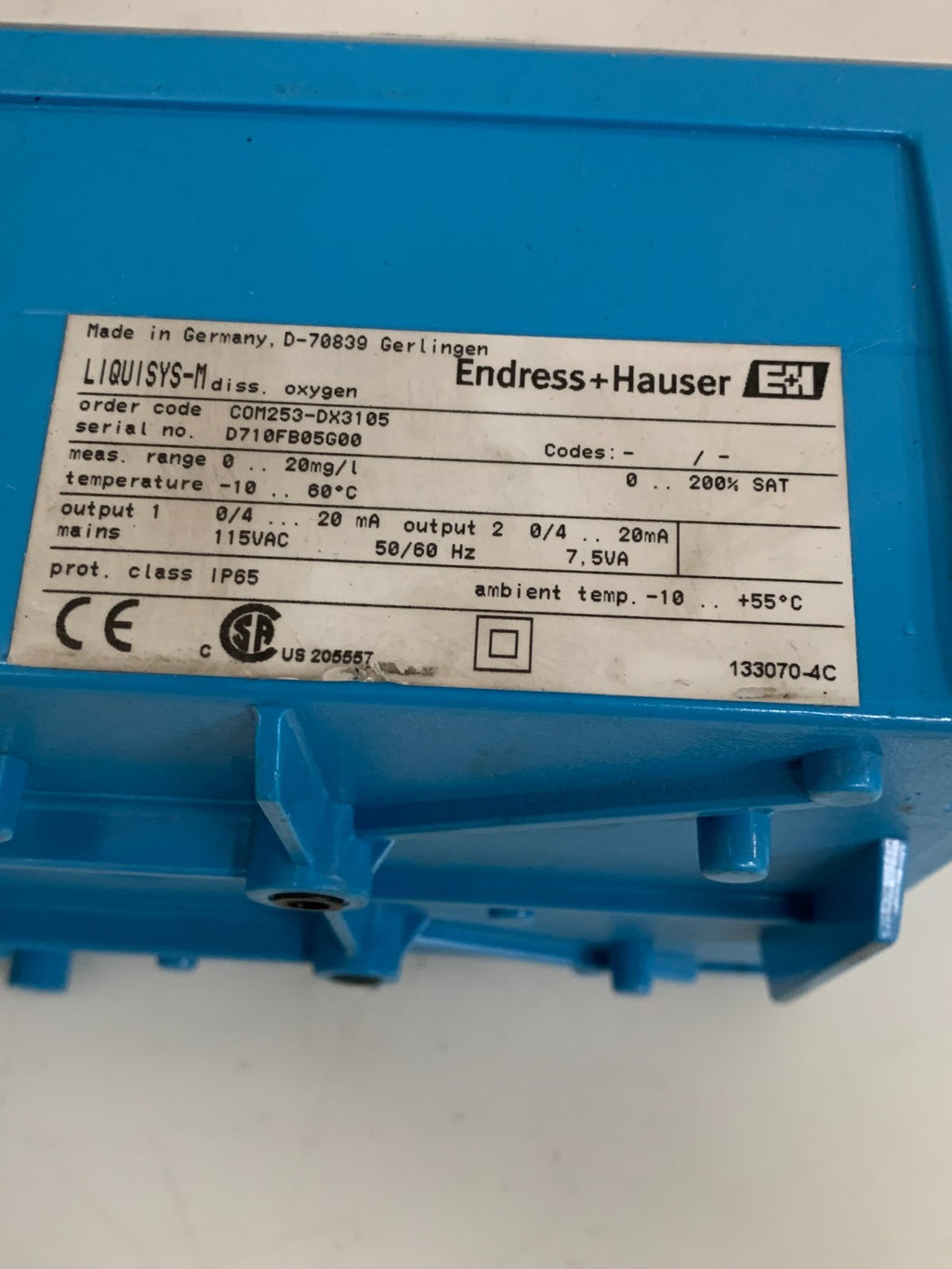 ENDRESS & HAUSER LIQUISYS M COM253-DX3105