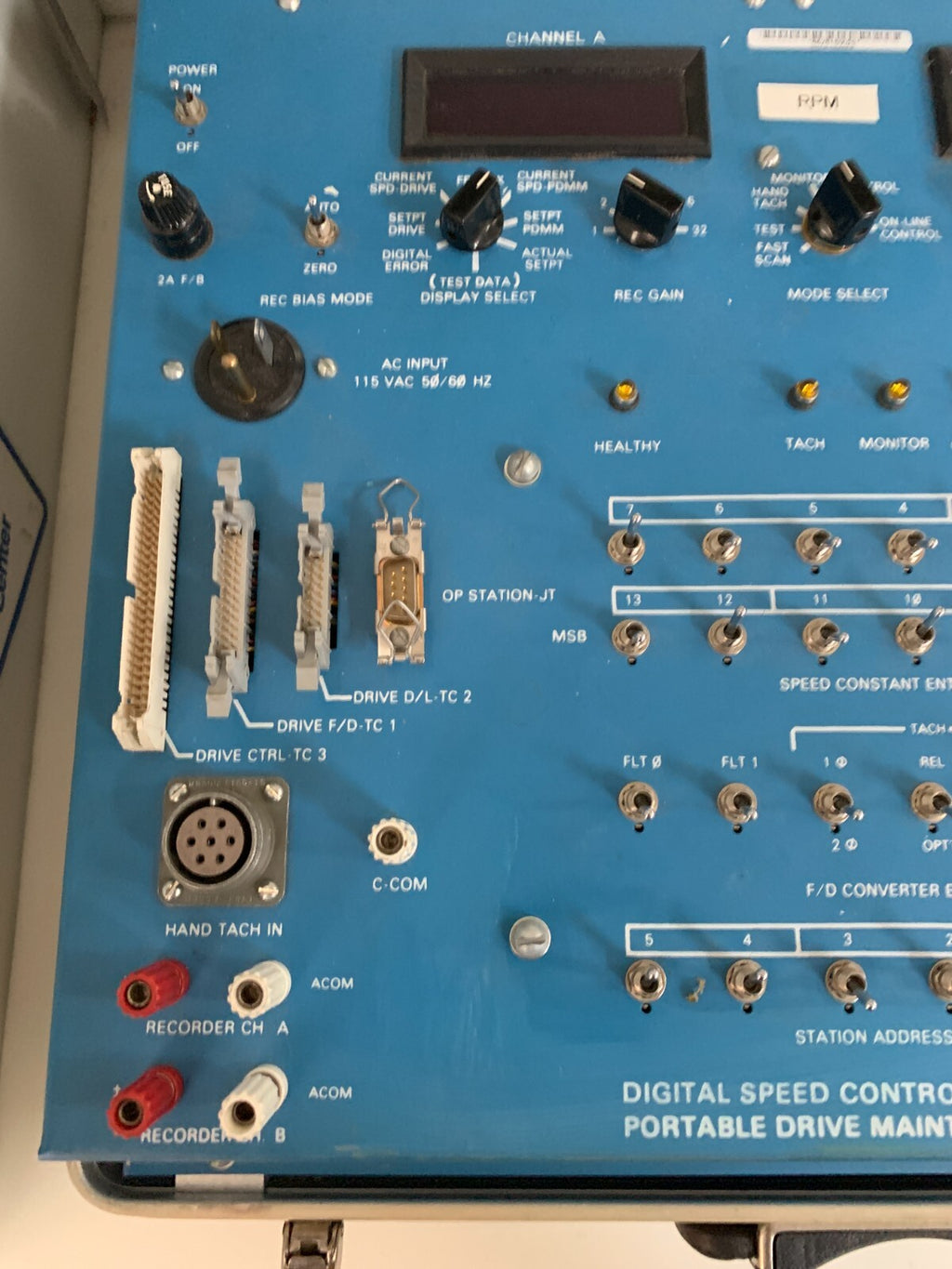 CANADIAN GENERAL ELECTRIC DIGITAL SPEEL CONTROL SYSTEM PORTABLE DRIVE3