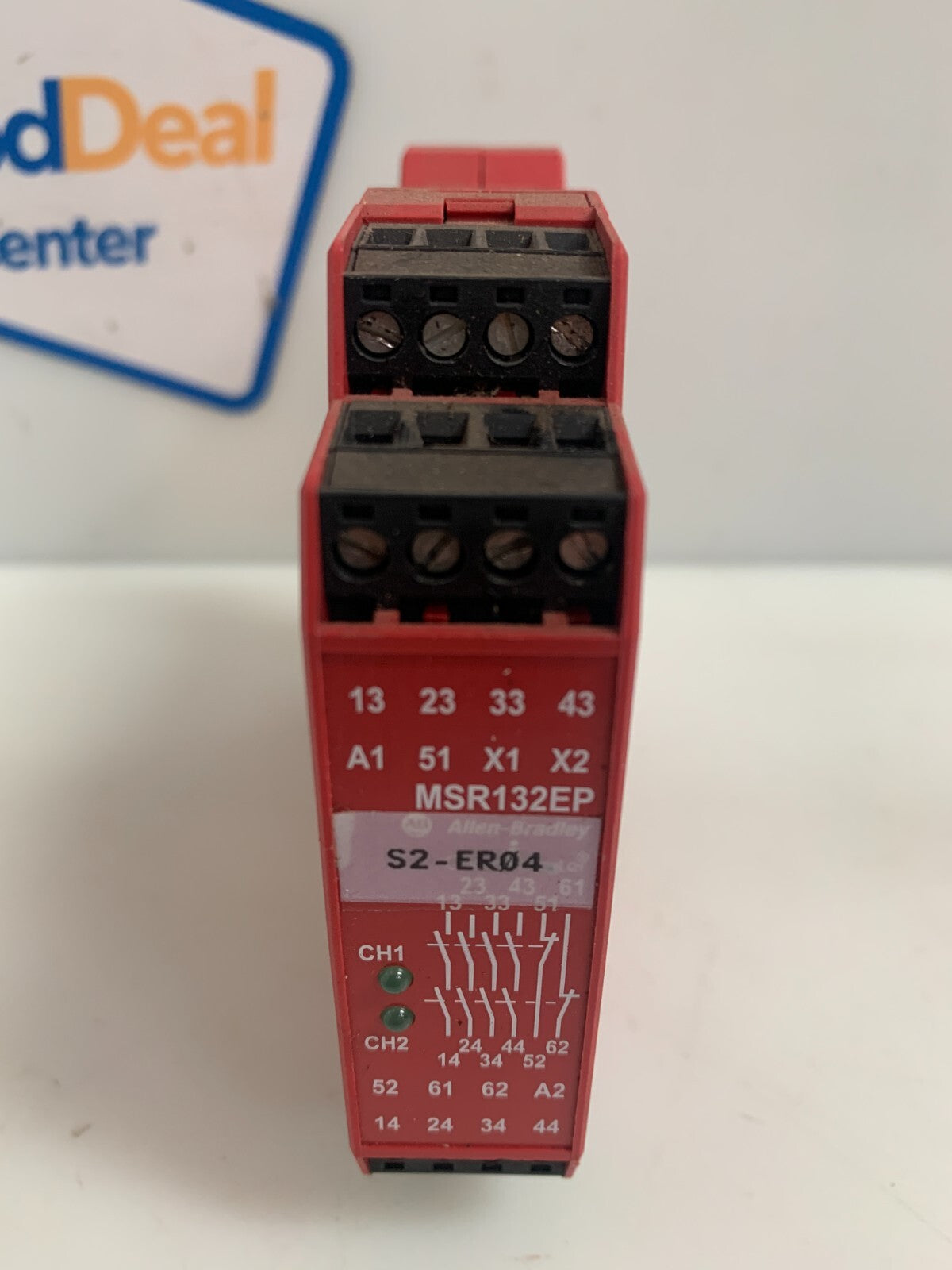 ALLEN BRADLEY GUARD MASTER SAFETY RELAY MSR 132 EP 44OR-E230971