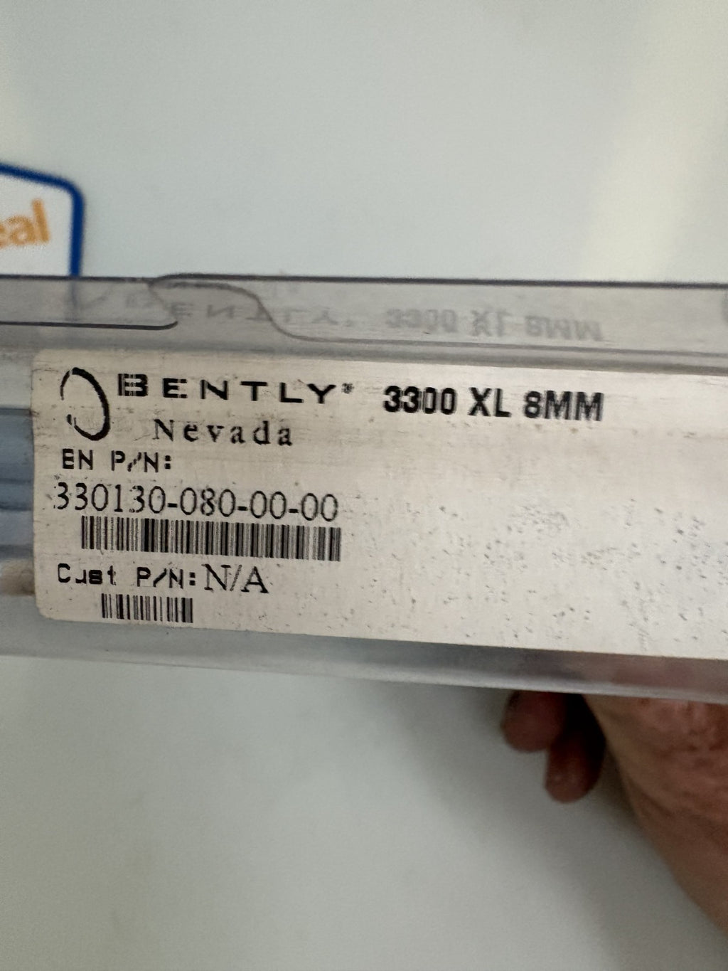 BENTLY REVERSE MOUNT PROBE 3300 XL 8MM 330130-080-00-002
