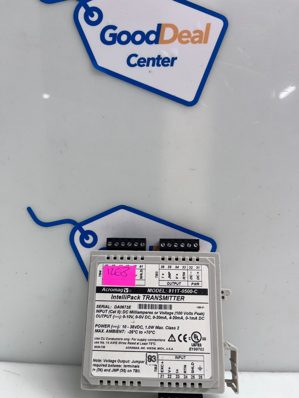 ACROMAG 811T-0500-C IntelliPack Transmitter