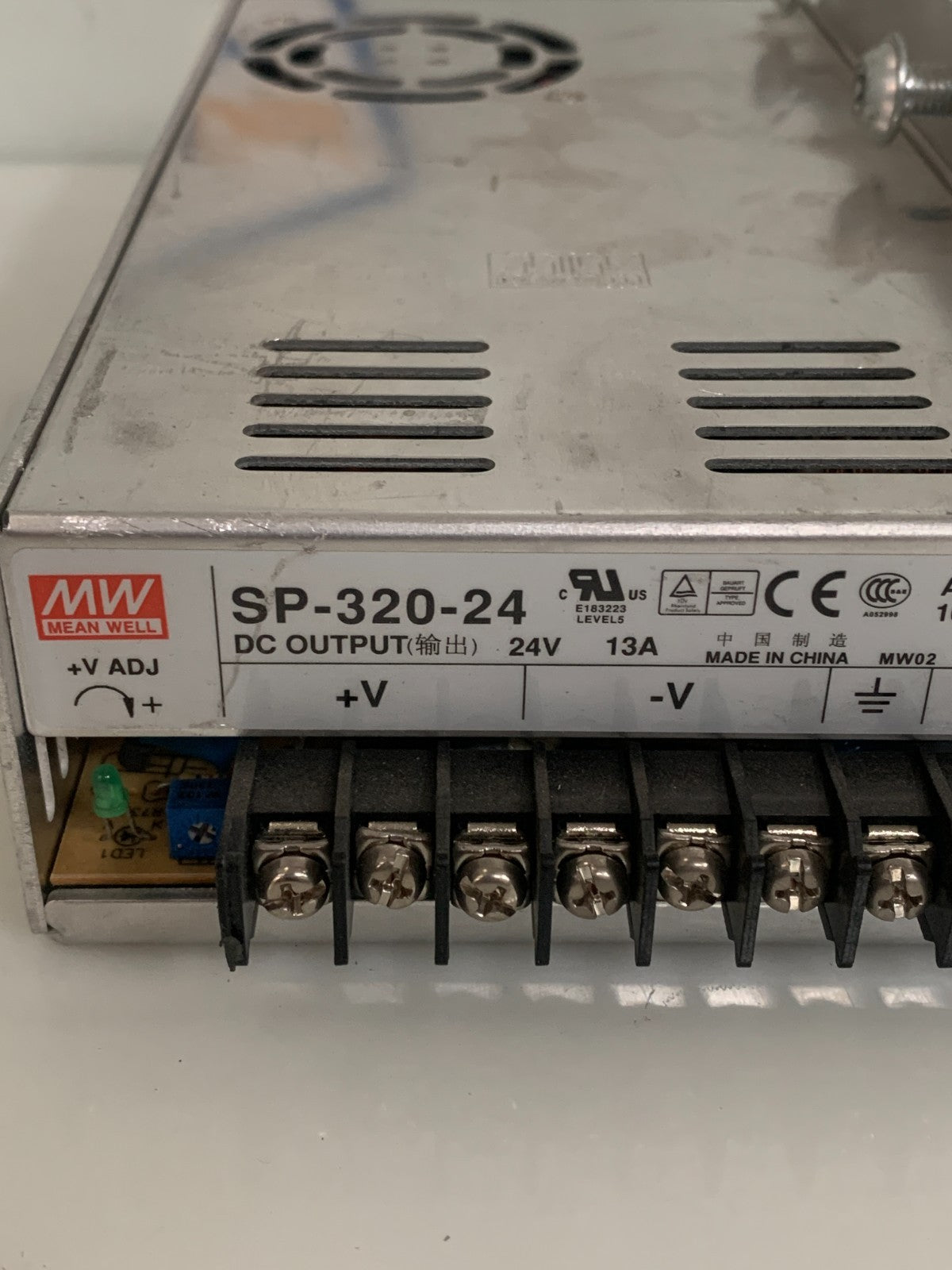 MEAN WELL SP.320-24 SWITCHING POWER SUPPLY 24V 13 AMP