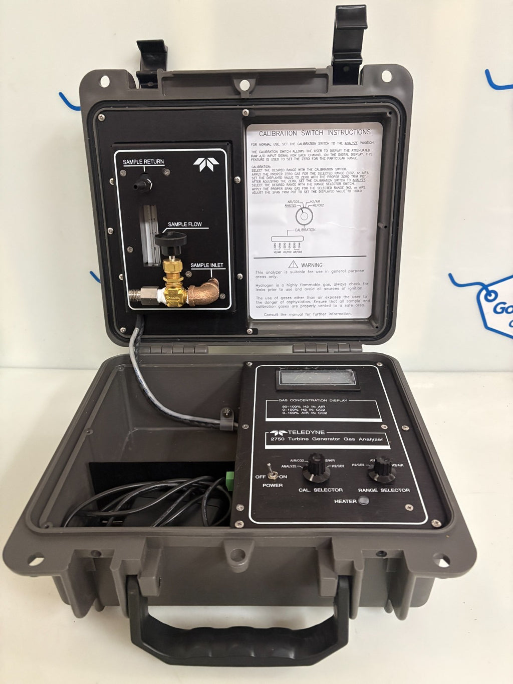 TELEDYNE 2750 TURBINE GENERATOR GAS ANALYSER
