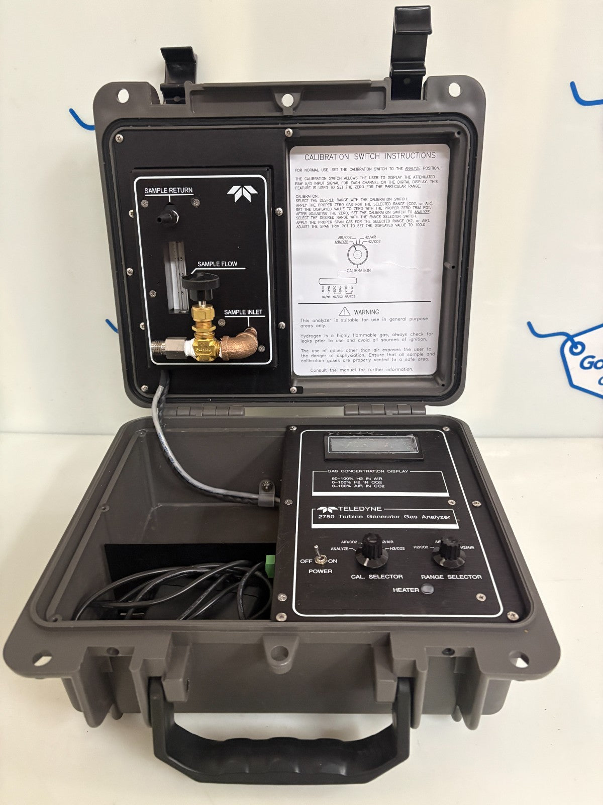 TELEDYNE 2750 TURBINE GENERATOR GAS ANALYSER
