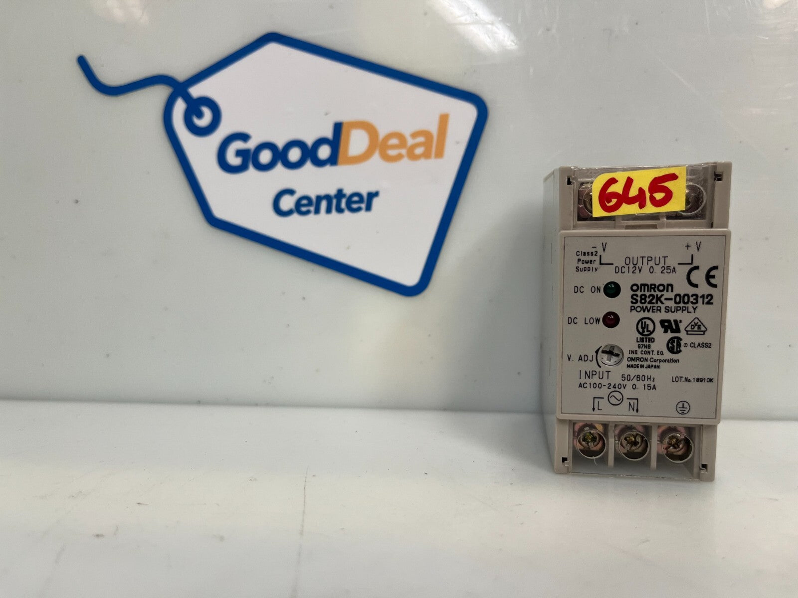 Omron S82K-00312 S82K00312 Switching power supply