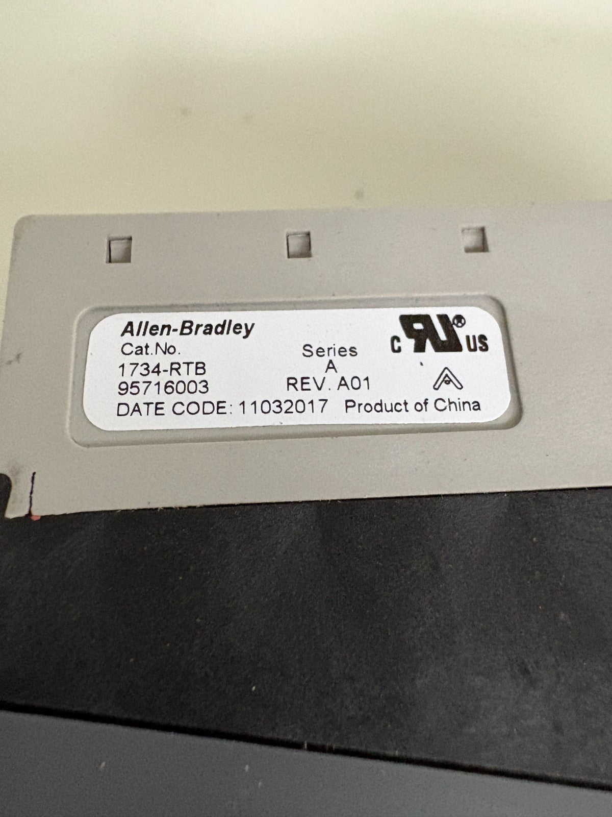 ALLEN BRADLEY POINT I/O 1734-AENTR SER B
