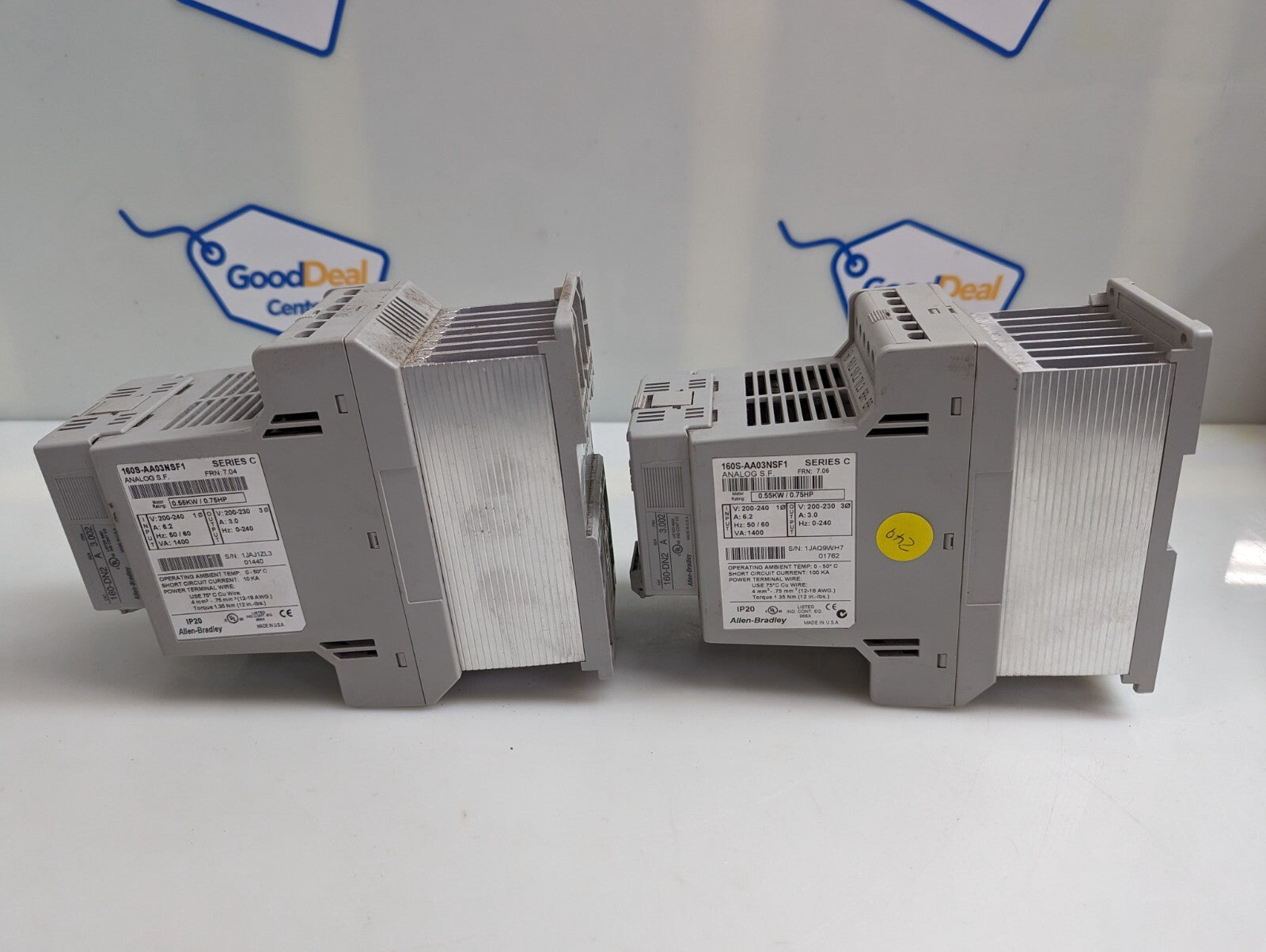Allen-Bradley 160S-AA02NSF1 Series C Drive with 160-DN2 Speed Controller