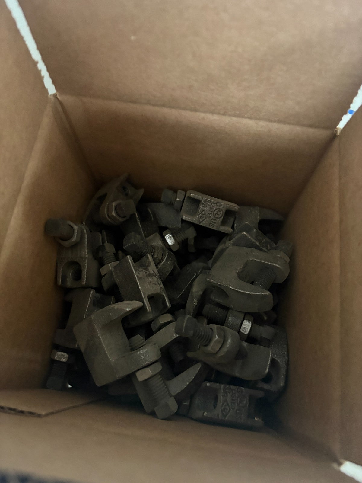 LOT OF 41  3/8 STEEL BEAM CLAMP3