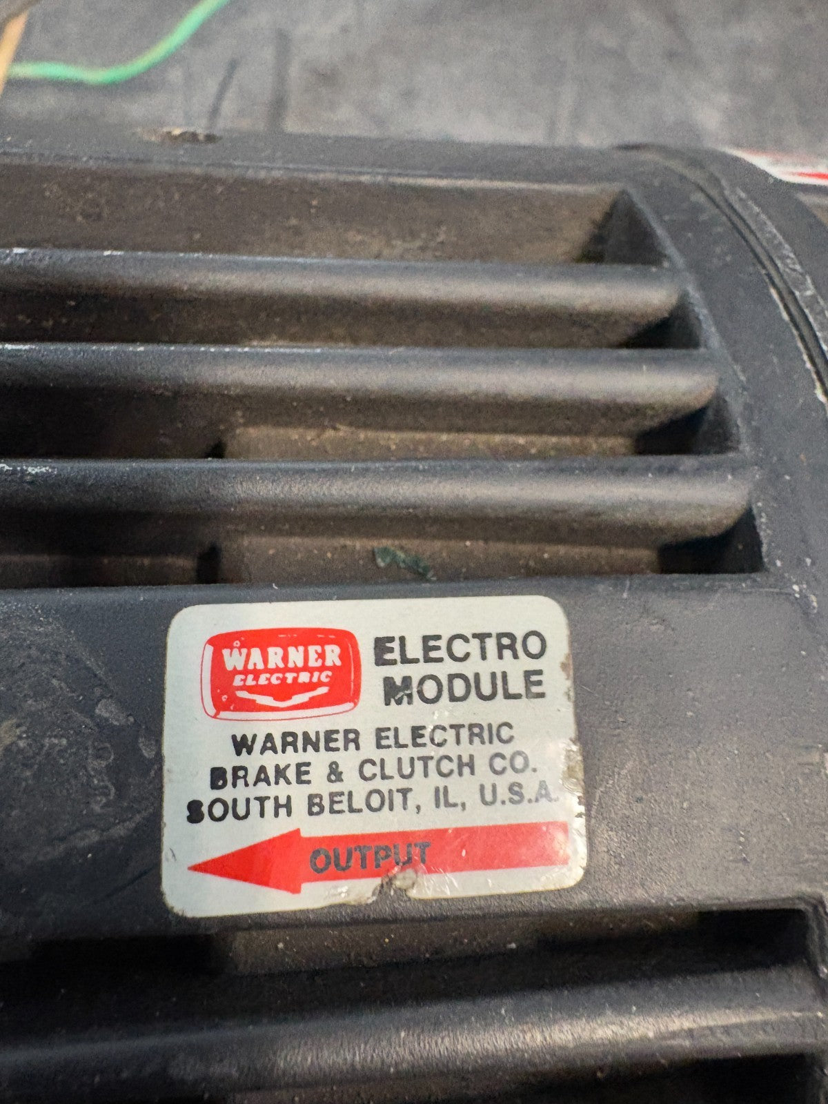 BALDOR DIRECT CURRENT MOTOR CDP3330 W/WARNER CLUTCH MOTOR EM 50-103