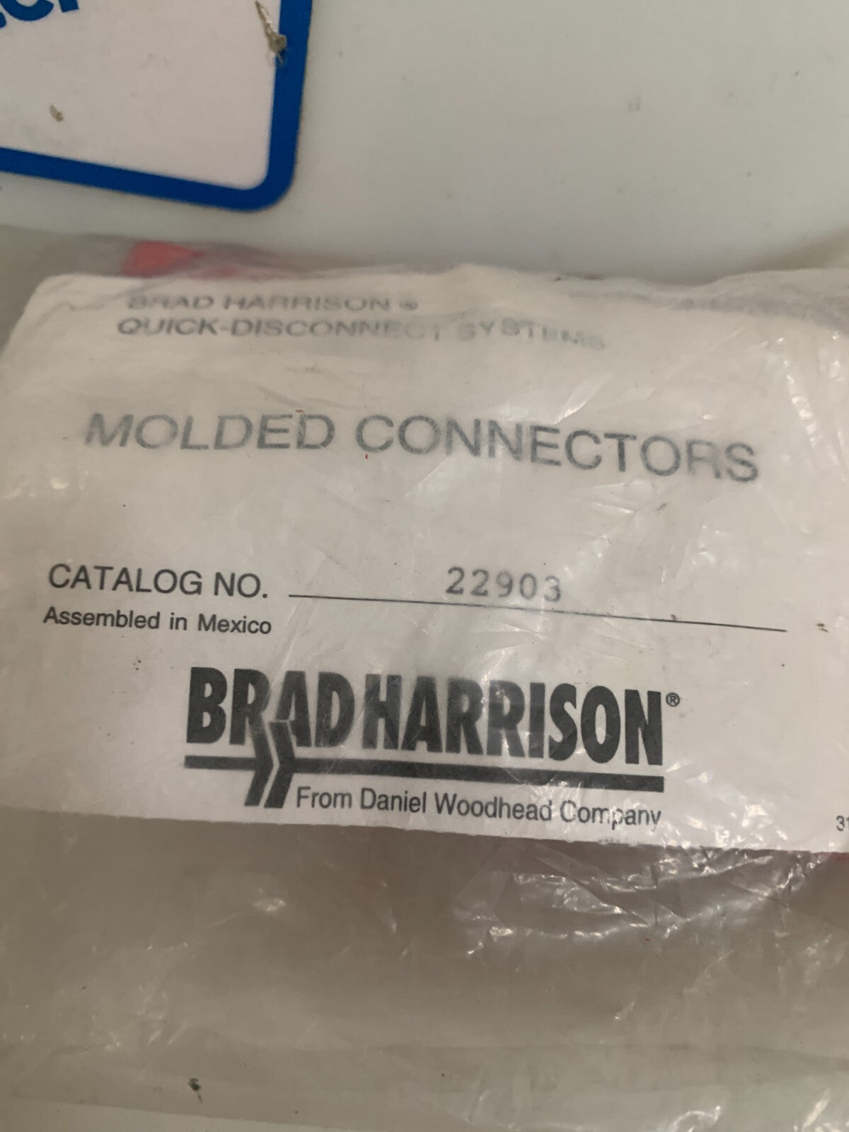 BRAD HARRISON MOLDED CONNECTORS #22903