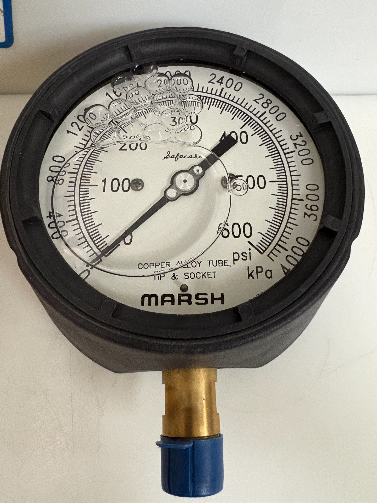 MARSH/BELLOFRAM PROCESS GAUGE 0-600 PSI 1/2 NPT #P0564PW31