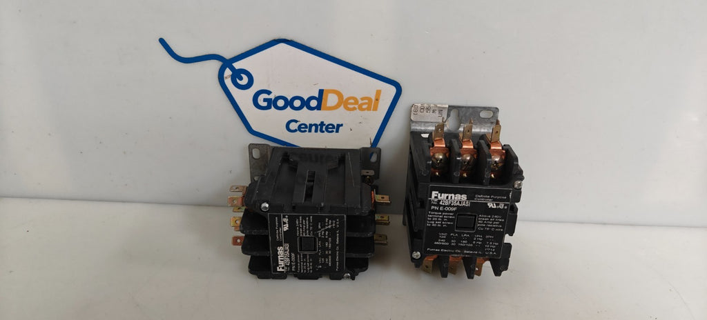 LOT OF 2 FURNAS 24 V COIL DEFINITE PURPOSE CONTACTOR 42BF35AJASI0