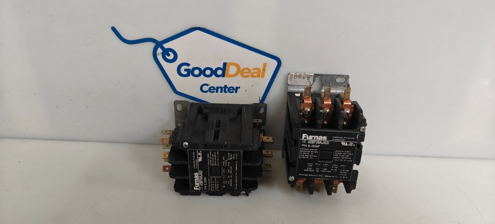 LOT OF 2 FURNAS 24 V COIL DEFINITE PURPOSE CONTACTOR 42BF35AJASI0