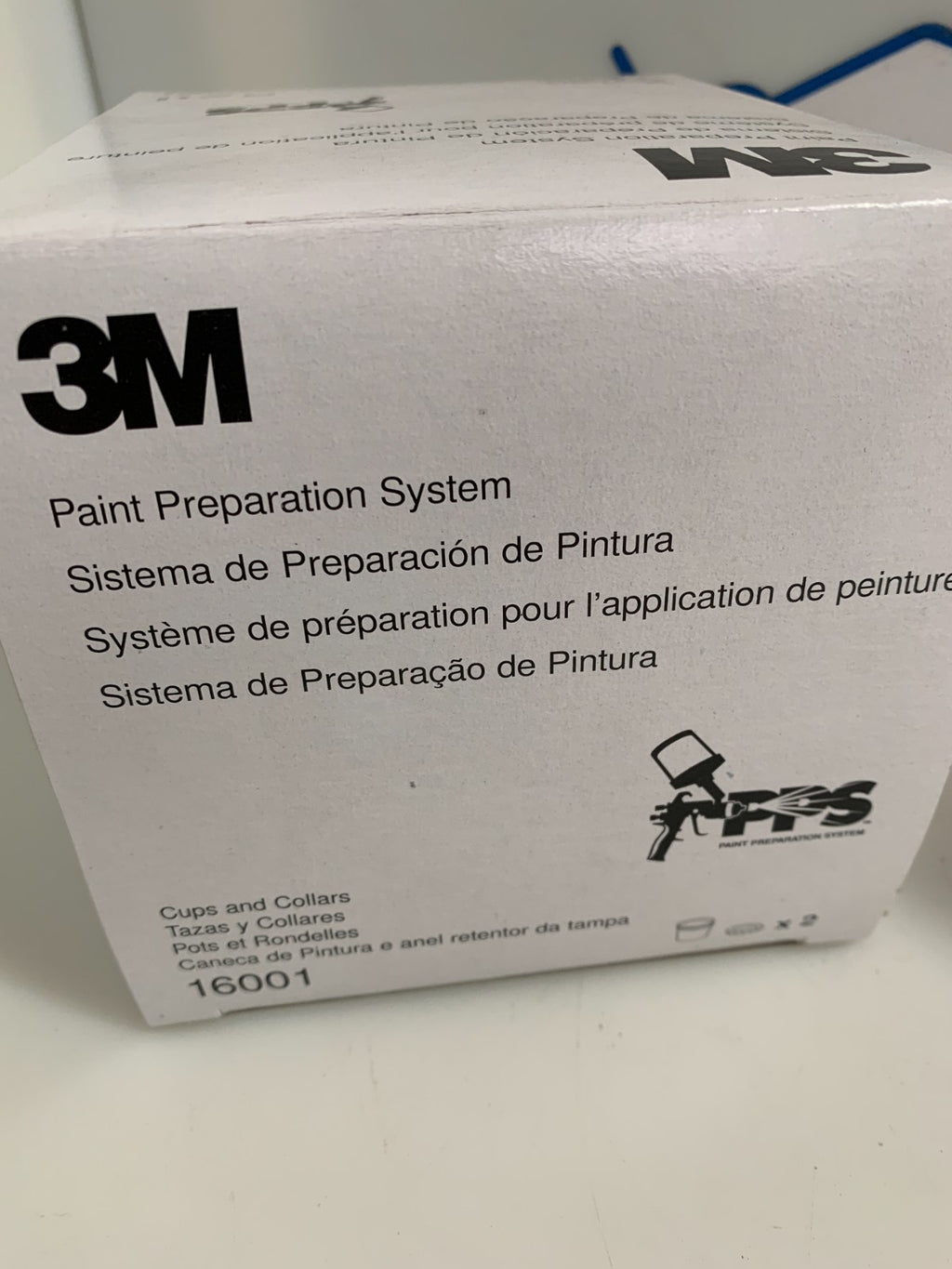 3M  PPS  Mixing Cup & Collar  22oz  #16001  (Box of 2)