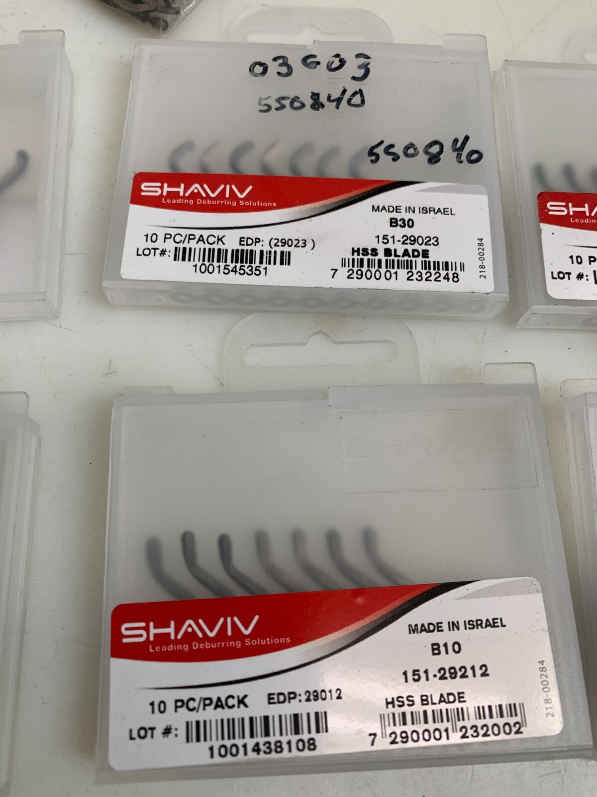 Lot of 50+ SHAVIV Deburring Replacement Blades see description