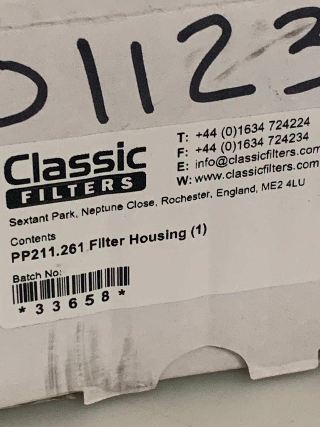 CLASSIC FILTER HOUSING PP211.261