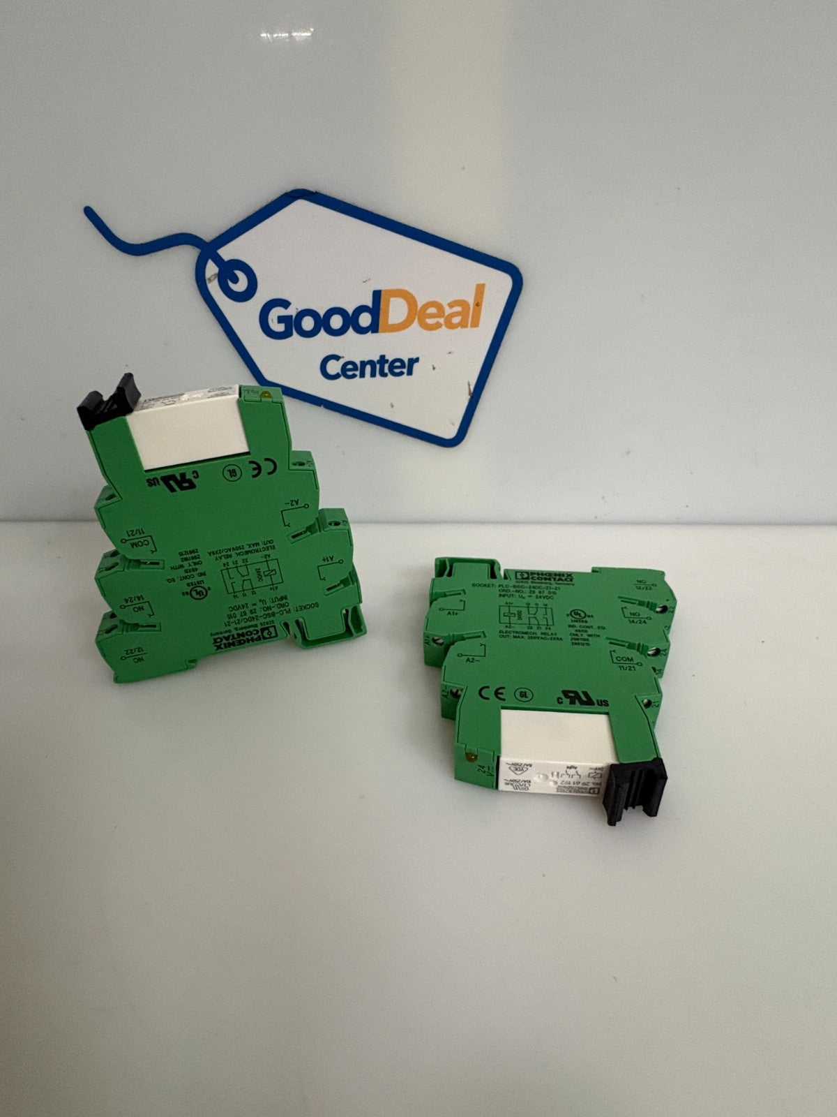LOT OF 2 PHOENIX CONTACT SOCKET PLC-BSC-24DC/21-21 W/RELAY 29611920