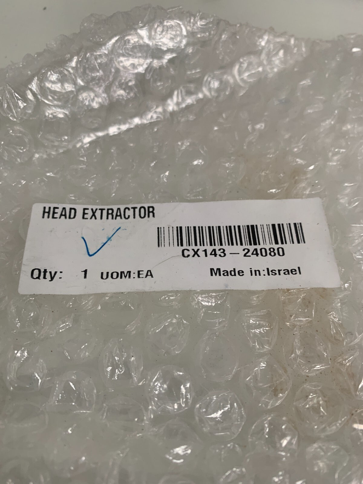 HP SCITEX  Head Extractor  CX143-24080