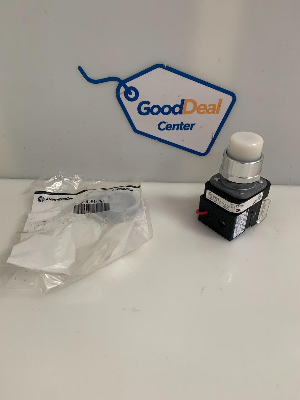 ALLEN BRADLEY WHITE PILOT LIGHT 800TC-QTH2W0