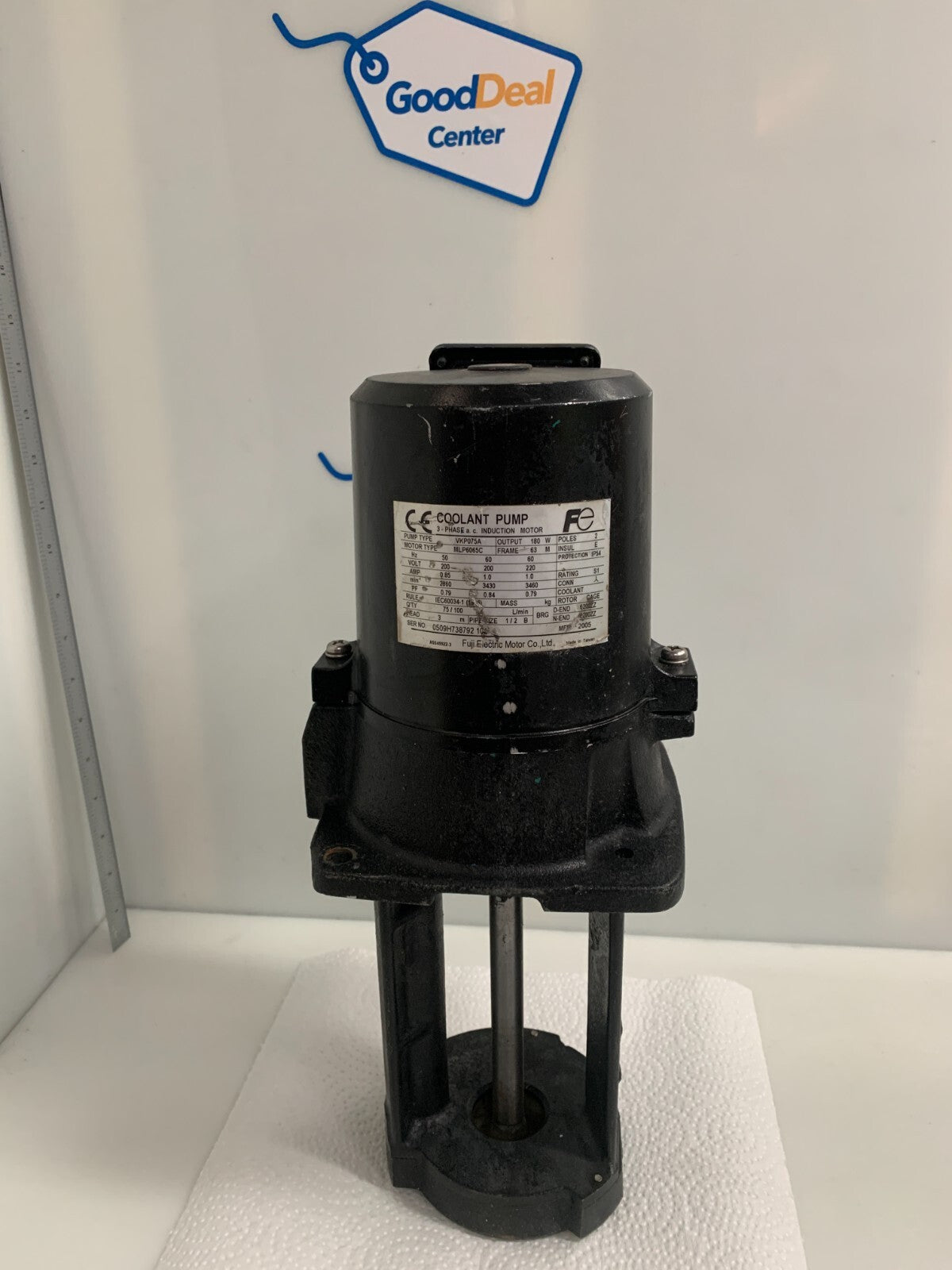 FUJI ELECTRIC COOLANT PUMP 3PH INDUCTION MOTOR VKP075A