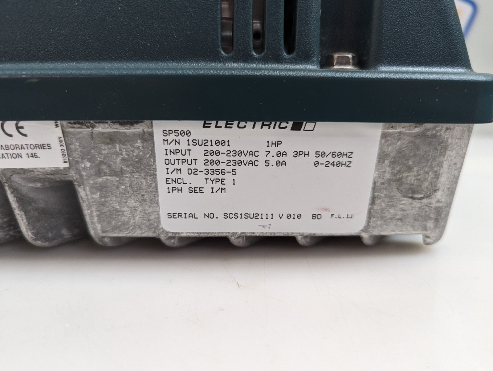Reliance Electric SP500 VS Drive 1SU21001