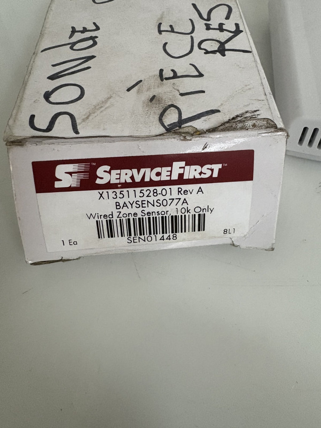 TRANE SERVICE FIRST WIRED ZONE SENSOR X13511528-01 REV A