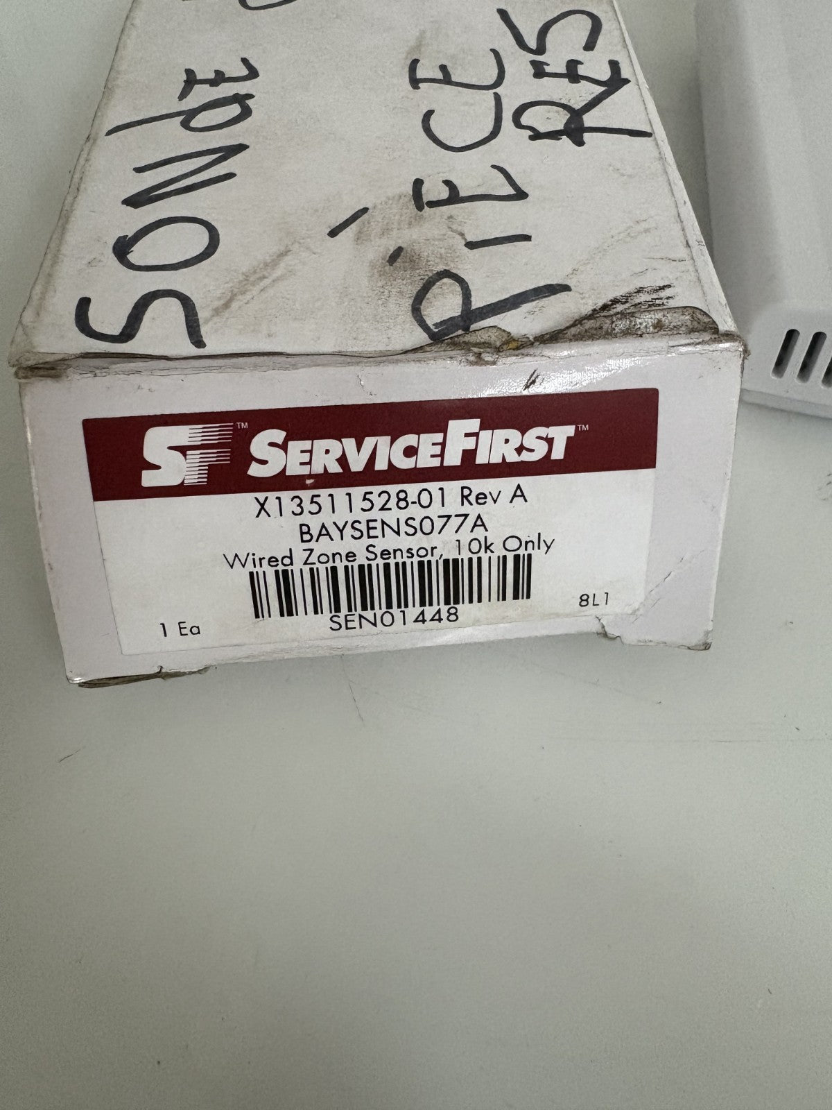 TRANE SERVICE FIRST WIRED ZONE SENSOR X13511528-01 REV A