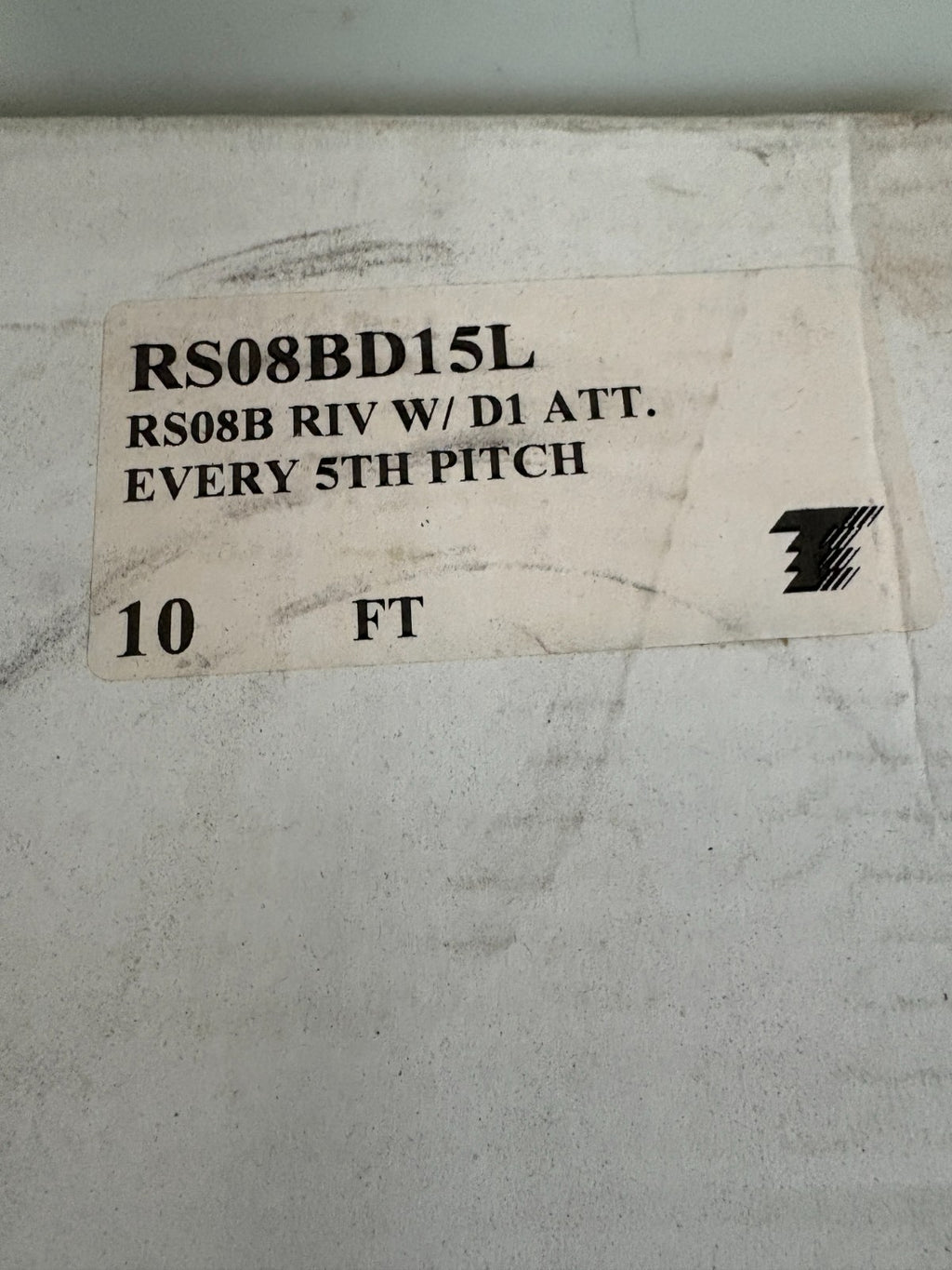 TSUBAKI CHAIN RS08BD15L RS08B RIV W/D1 AT EVERY 5TH PITCH3