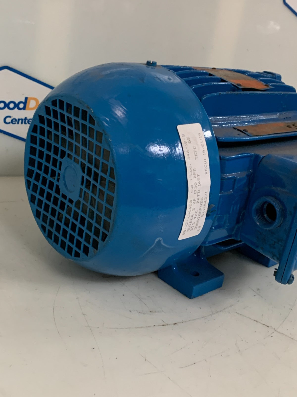 WEG 2 HP INDUCTION MOTOR 1720 MODEL 145T 593