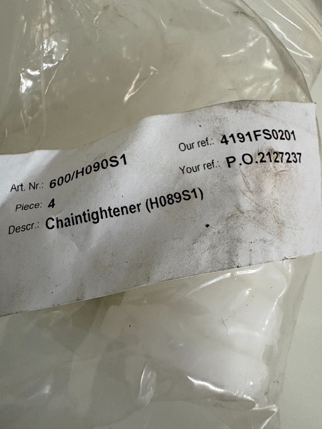 LOT OF 4 STEEN SKINNER ST600 CHAIN SHORT TIGHTER GEAR 600/H090S12