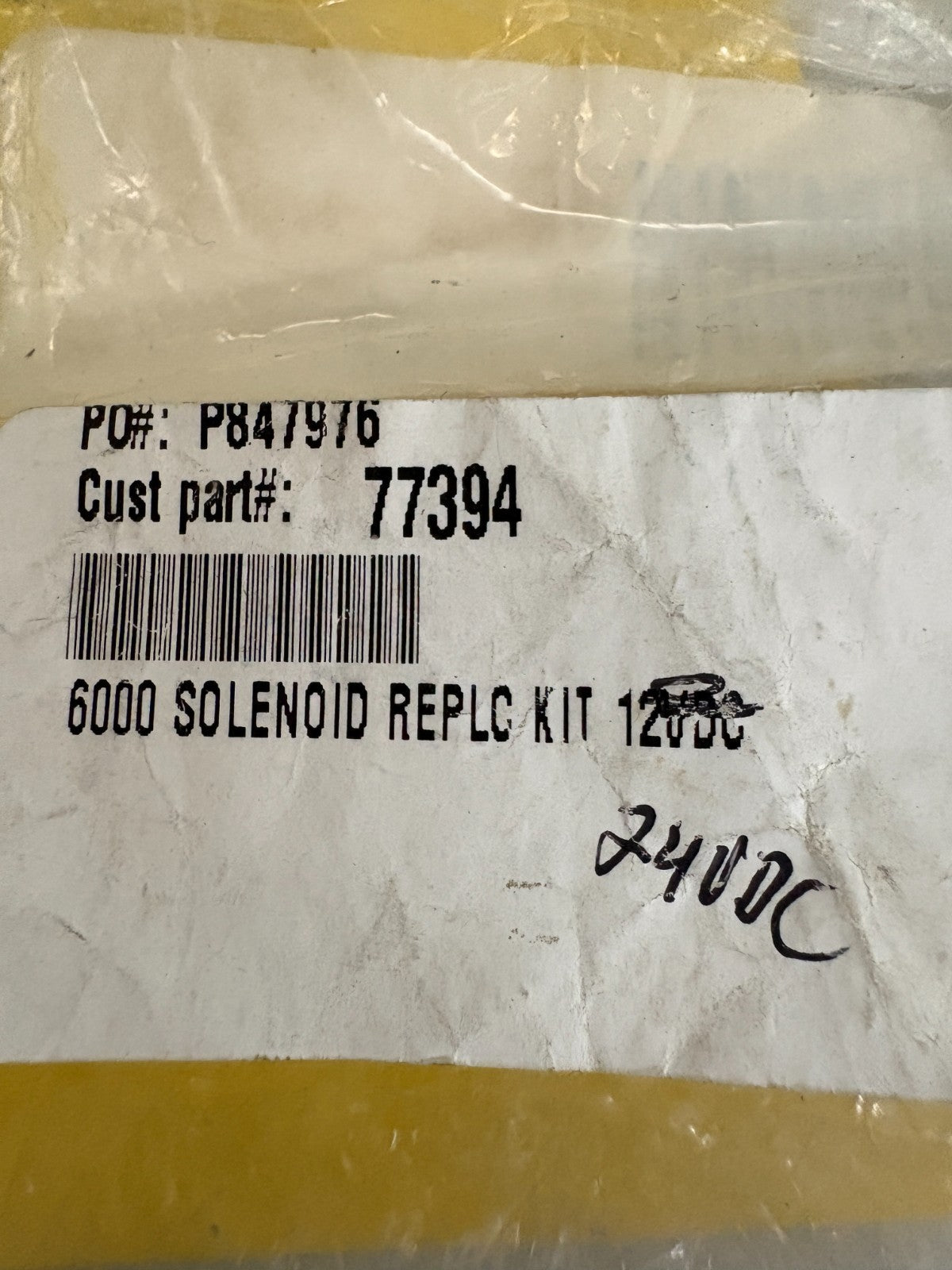 ELECTRO FORCE SOLENOID REPLACEMENT KIT EFS-07505L SA-5042-5