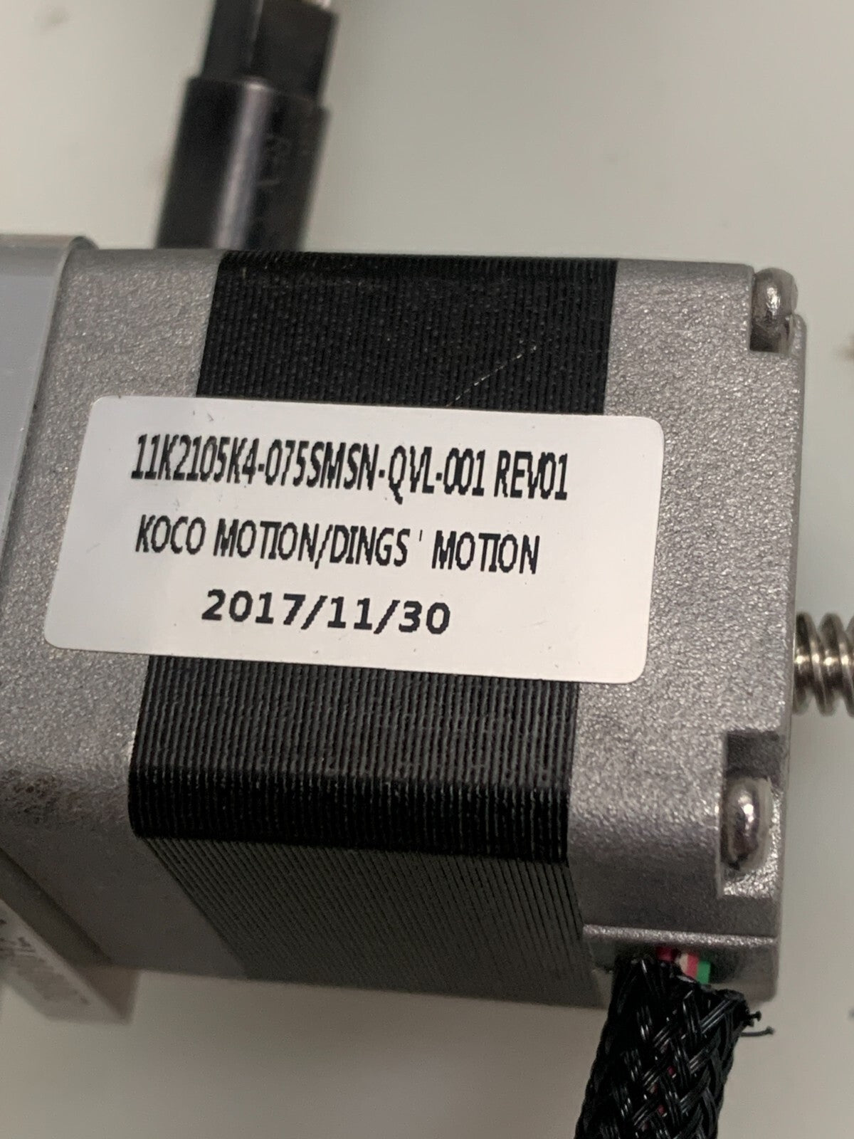 LOT OF 2  DING'S MOTION STEPPER LINEAR ACTUATOR 11K2105A4-07SSMSN-QVL -0022