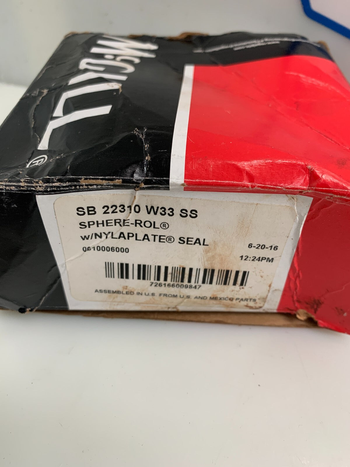 REGAL REXNORD MCGILL SB 22310 W33 SS Roller Bearing W/ Nylaplate Seal 0610006000