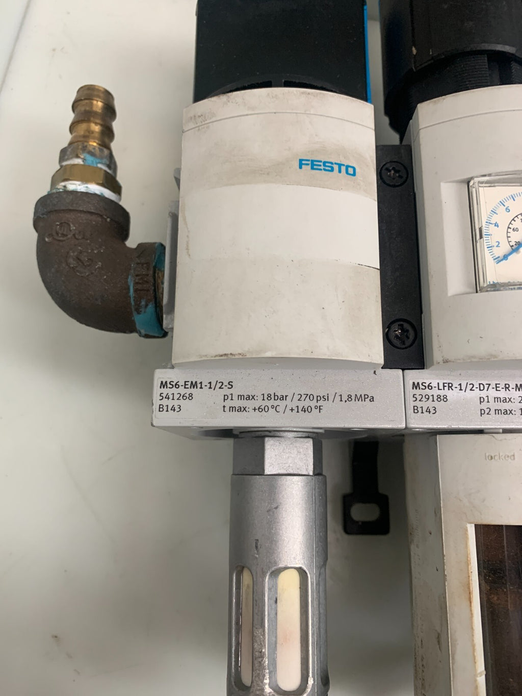 Festo Pneumatic MS6-EM1-1/2-S + see description