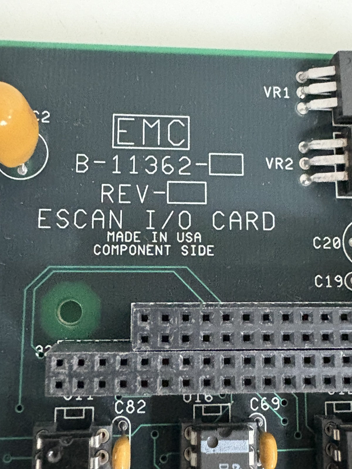 THE ELECTRON MACHINE CORP. EMC ESCAN I/O CARD B-11362
