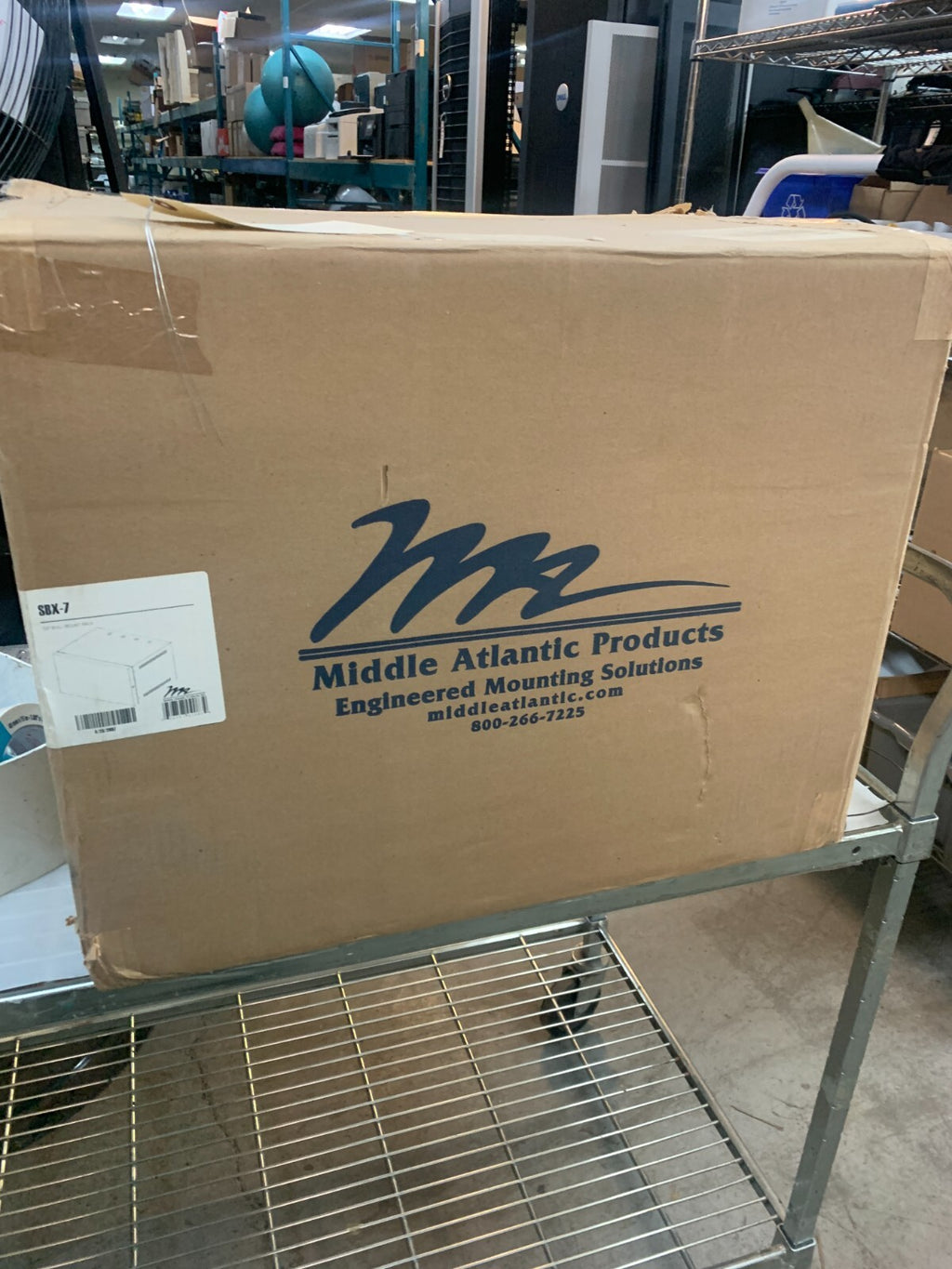 Middle Atlantic SBX-7 7SP Wall Mount rack0