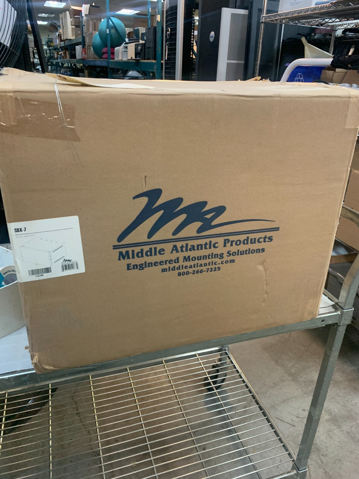 Middle Atlantic SBX-7 7SP Wall Mount rack0