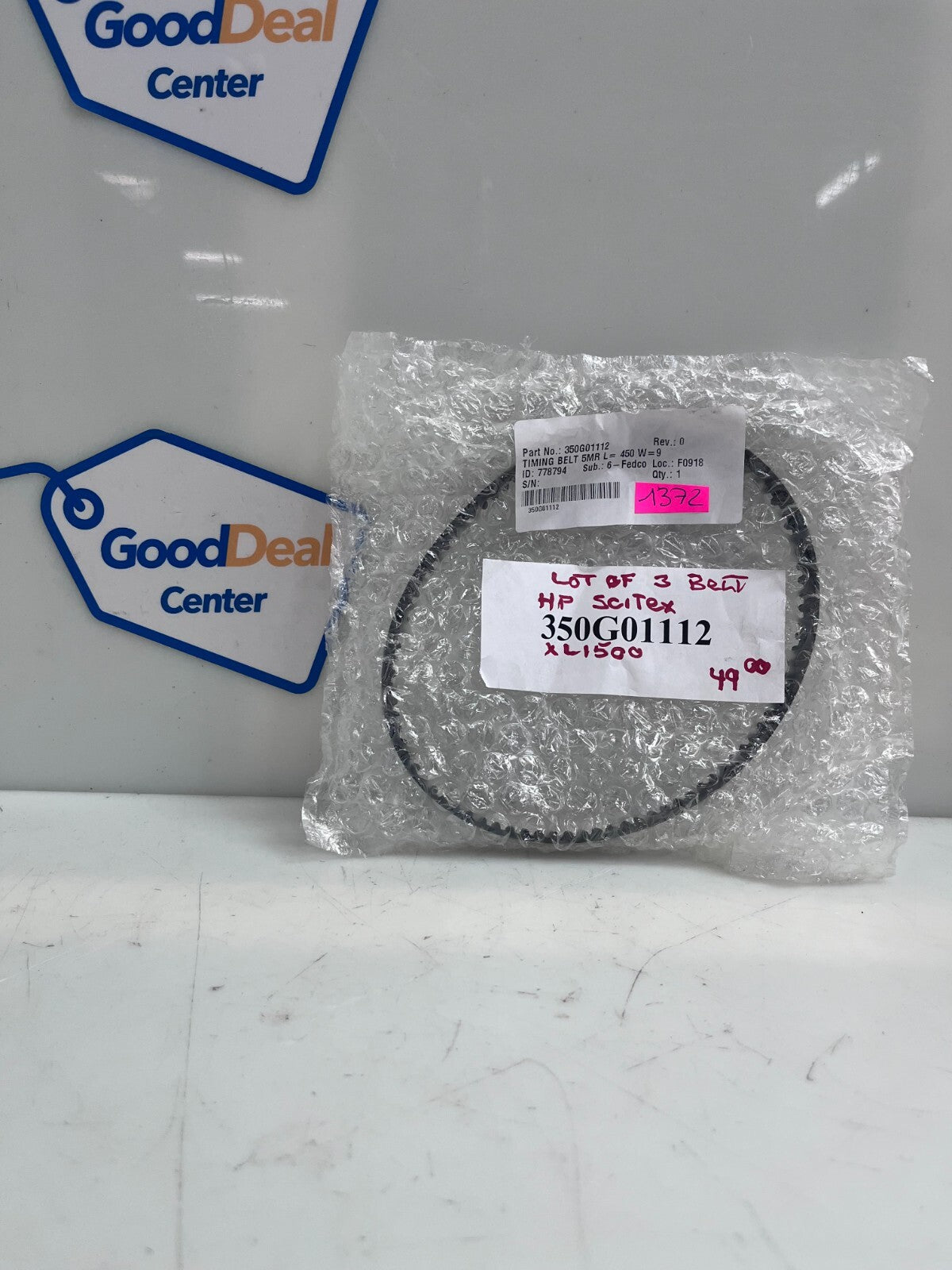 HP Scitex 350G01112 Timing Belt (Lot of 3)