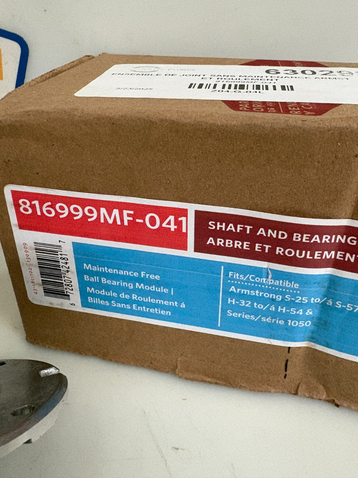 ARMSTRONG BEARING ASSY FOR IN LINE CIRCULATING PUMP 816999MF-0411