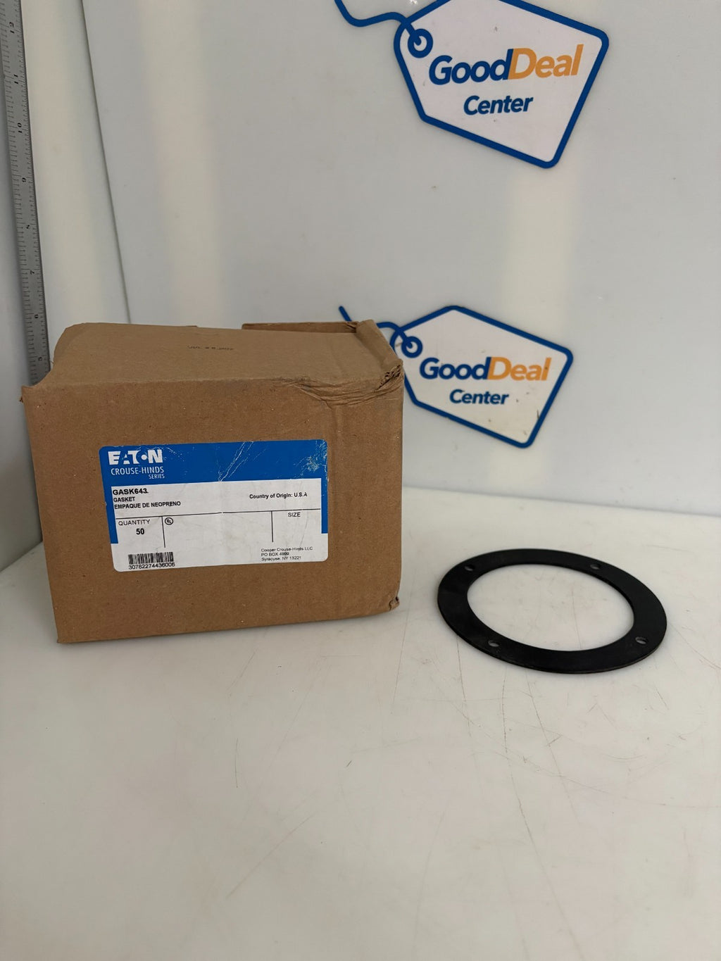 EATON CROUSE HINDS NEOPRENE GASKET GASK 643  50 PER BOX0