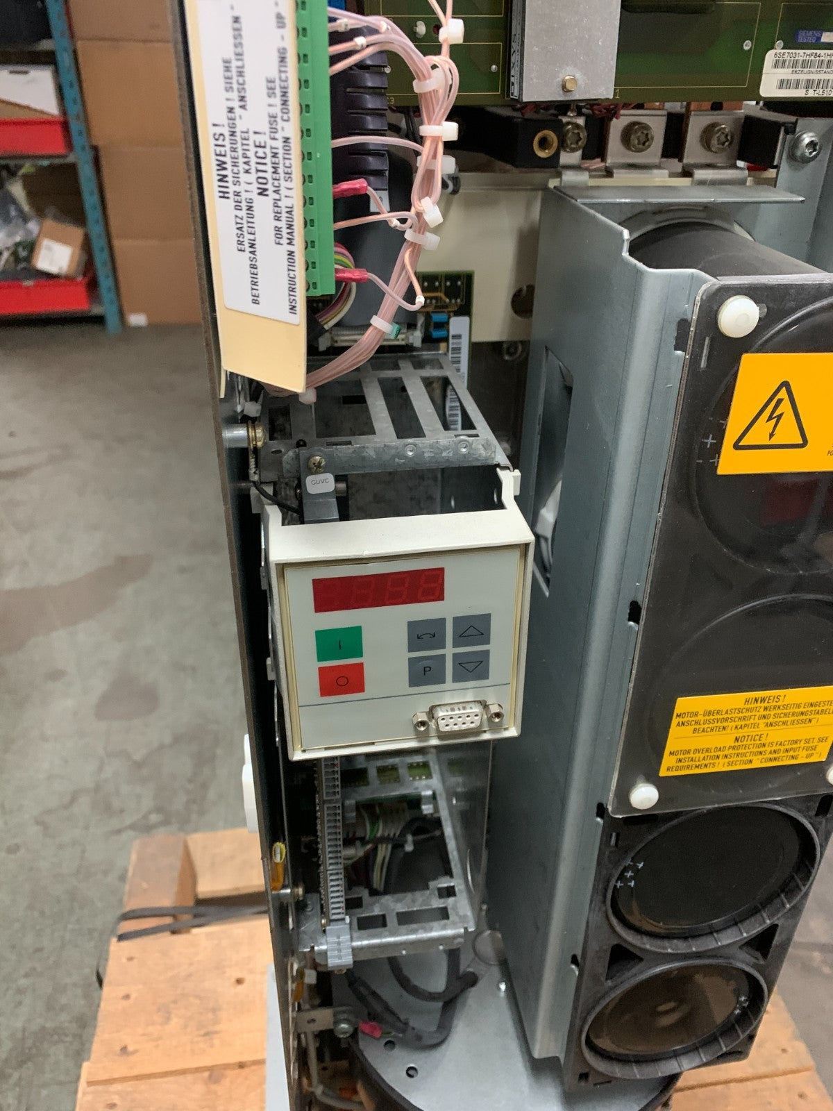 Siemens AC Drive Simovert VC 6SE7026-1FE60-Z Issue A VECTOR CONTROL CHASSIS UNIT
